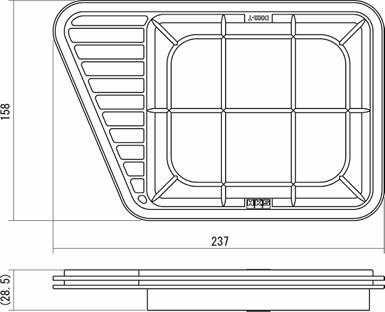 HKS SUPER AIR FILTER  For DAIHATSU MOVE L152S L150S L160S JB-DET EF-DET 70017-AD102