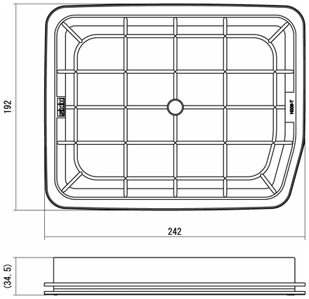 HKS SUPER HYBRID FILTER  For HONDA ODYSSEY RB1 RB2 K24A 70017-AH006
