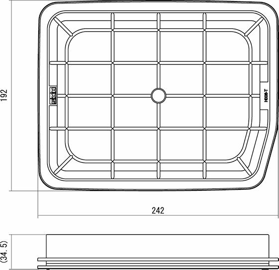 HKS SUPER AIR FILTER  For HONDA ODYSSEY RB1 RB2 K24A 70017-AH106