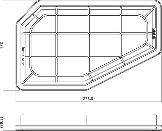 HKS SUPER AIR FILTER  For HONDA CIVIC TYPE R EURO FN2 K20A 70017-AH111