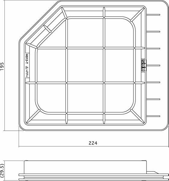 HKS SUPER AIR FILTER  For HONDA STREAM RN6 RN7 RN8 RN9 R18A R20A 70017-AH112