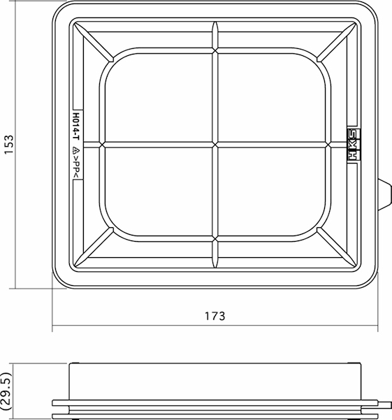 HKS SUPER AIR FILTER  For HONDA FIT SHUTTLE GP2 LDA-MF6 70017-AH114