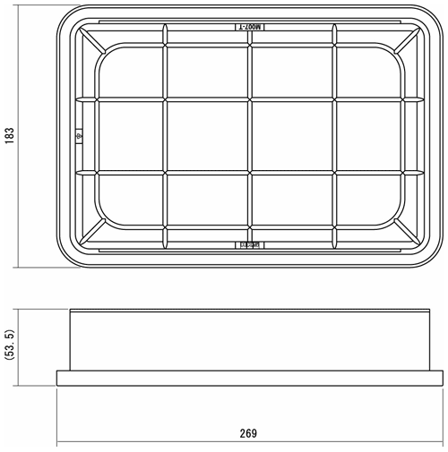 HKS SUPER HYBRID FILTER  For MITSUBISHI DELICA D:5 CV2W 4J11 70017-AM007