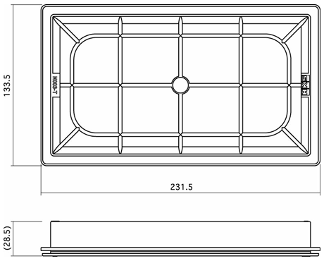 HKS SUPER HYBRID FILTER  For NISSAN CUBE YZ11 HR15DE 70017-AN003