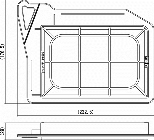 HKS SUPER AIR FILTER  For MAZDA FLAIR CROSSOVER MS31S R06A TURBO  70017-AS105
