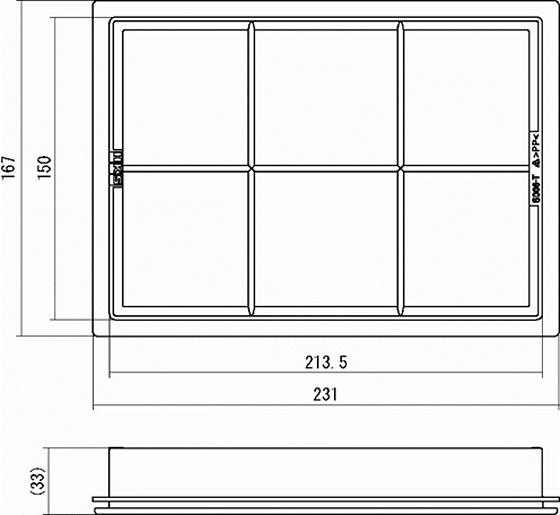 HKS SUPER AIR FILTER  For SUZUKI WAGON R MH44S R06A NA  70017-AS106