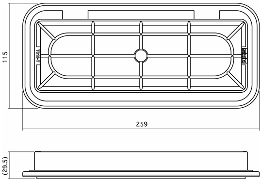 HKS SUPER HYBRID FILTER  For TOYOTA VITZ KSP130 1KR-FE 70017-AT018