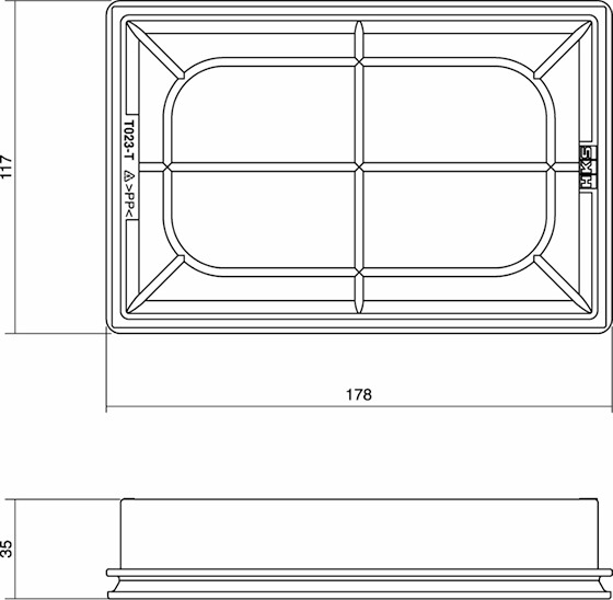 HKS SUPER AIR FILTER  For TOYOTA COROLLA AXIO HYBRID NKE165 1NZ-FXE 70017-AT123