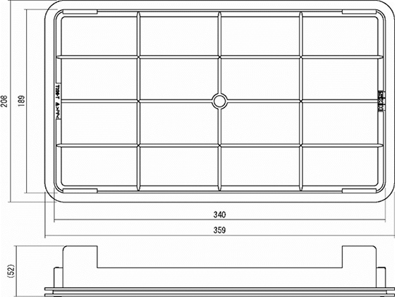 HKS SUPER AIR FILTER  For TOYOTA REGIUSACE TRH2## 2TR-FE 70017-AT126