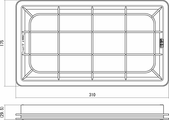 HKS SUPER AIR FILTER  For MAZDA MPV LY3P L3-VDT L3-VE 70017-AZ106