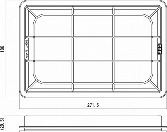 HKS SUPER AIR FILTER  For MAZDA BIANTE CCFFW PE-VPS 70017-AZ108