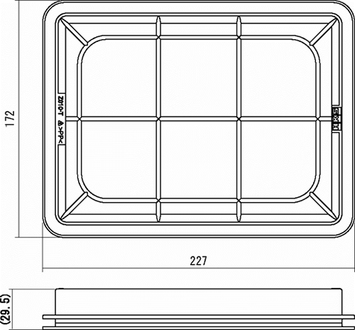HKS SUPER AIR FILTER  For MAZDA AXELA Sport BM5FS BM5AS P5-VPS 70017-AZ110