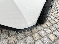 LEMS DRY CARBON REAR UNDER SPLITTER VER1 LEFT AND RIGHT SET UNPAINTED FOR TOYOTA GR86 ZN8 SUBARU BRZ ZD8 L763-1