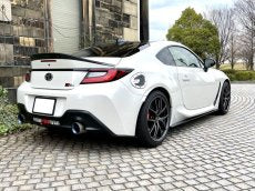 LEMS DRY CARBON REAR UNDER SPLITTER VER1 LEFT AND RIGHT SET UNPAINTED FOR TOYOTA GR86 ZN8 SUBARU BRZ ZD8 L763-1