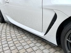 LEMS DRY CARBON SIDE SPLITTER VER1 LEFT AND RIGHT SET CLEAR COAT FOR TOYOTA GR86 ZN8 SUBARU BRZ ZD8 L762-2