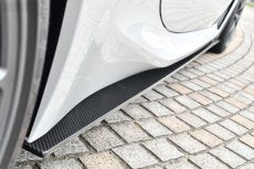 LEMS DRY CARBON SIDE SPLITTER VER1 LEFT AND RIGHT SET UNPAINTED FOR TOYOTA GR86 ZN8 SUBARU BRZ ZD8 L762-1