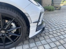 LEMS DRY CARBON FRONT SPLITTER VERGR LEFT AND RIGHT SET CLEAR COAT FOR TOYOTA GR86 ZN8 L766-2