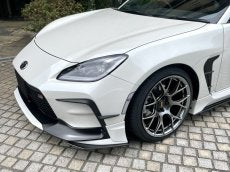 LEMS DRY CARBON FRONT SPLITTER VERGR LEFT AND RIGHT SET CLEAR COAT FOR TOYOTA GR86 ZN8 L766-2
