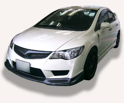 SEEKER CARBON FRONT HALF SPOILER UNPAINTED FOR HONDA CIVIC FD2  16000-FD2-C01