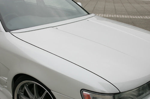 CAR MAKE T&E [VERTEX] JZX GX 90,91,95 CHASER BONNET SPOILER CFRP (WET CARBON) FOR  CARMAKETE-02307