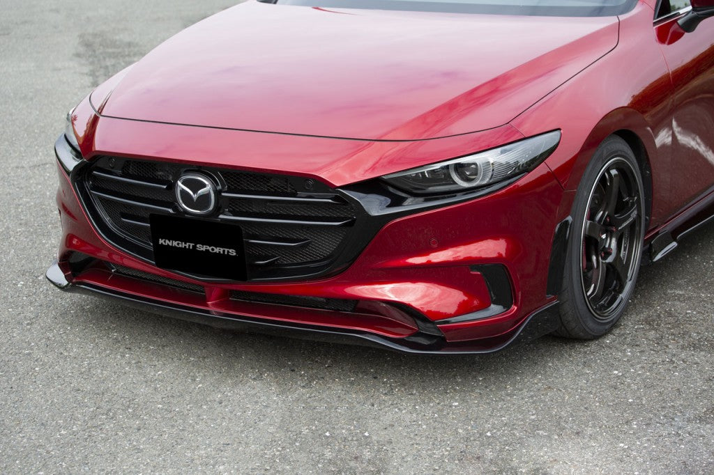 KNIGHT SPORT FRONT BUMPER SPOILER For MAZDA 3 BP KZD-71307