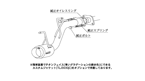 KAKIMOTO RACING EXHAUST HYPER GT BOX REV. FOR HONDA LIFE JB7 JB5 JB7 JB5  H41365