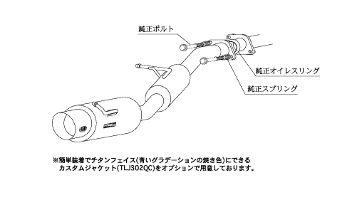 KAKIMOTO RACING EXHAUST HYPER GT BOX REV. FOR HONDA STEP WGN SPADA RG3 RG1  H41368