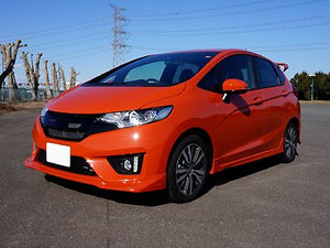 SEEKER FRONT HALF SPOILER CARBON UV CUT CLEAR PAINTED FOR HONDA FIT GK  16000-GK5-C02