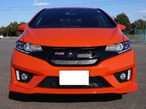 SEEKER FRONT GRILLE CARBON UV CLEAR PAINTED FOR HONDA FIT GK  16010-GK5-C02