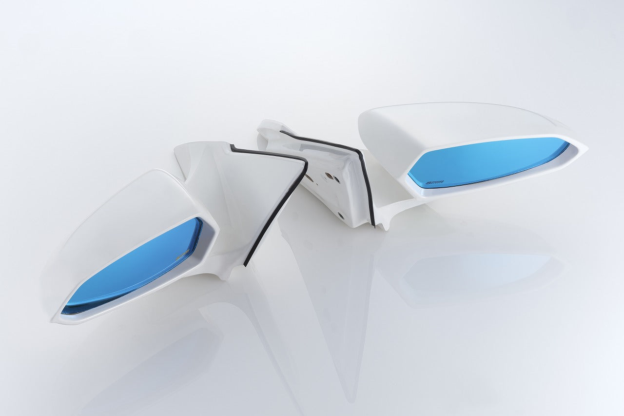Spoon Sports Blue Wide Rear View Mirror Honda Civic FC1 FK7 FK8 Type R