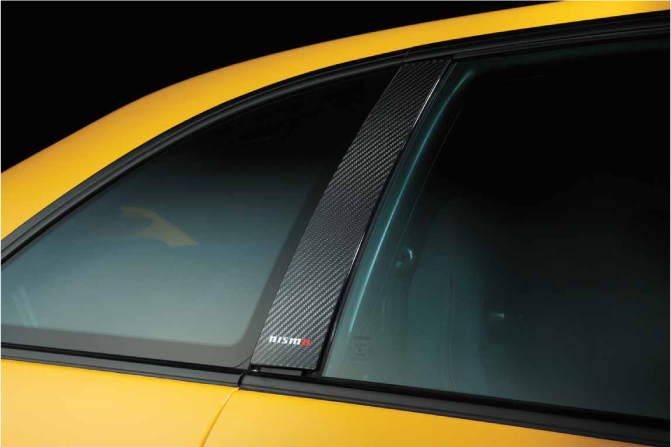 NISMO Carbon Pillar Garnish  For Skyline GT-R R33  7689S-RNR30