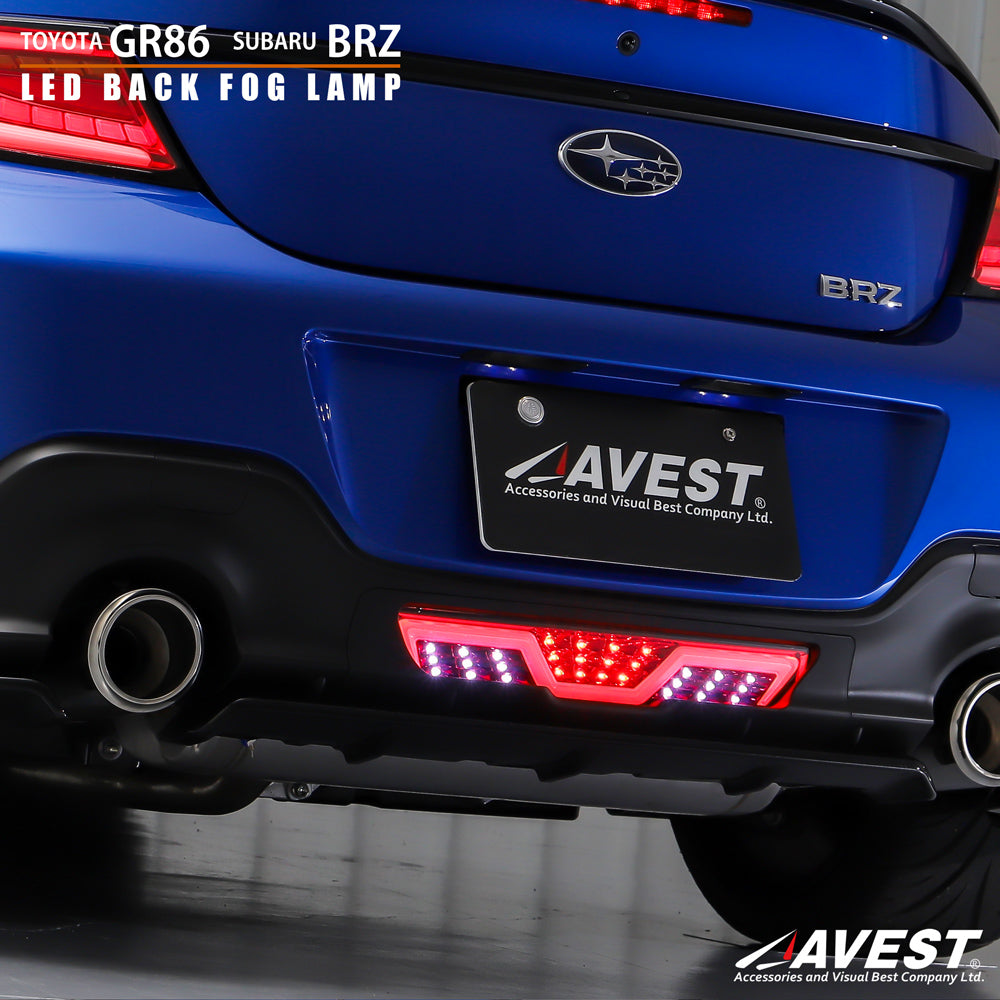 AVEST FULL LED BACK FOG LIGHT RED FOR TOYOTA GR86 ZD8 SUBARU BRZ ZD8 TO3003-J-R
