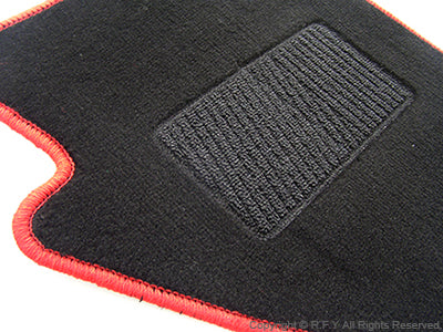 RACING FACTORY YAMAMOTO FLOOR MAT WITH ADDITIONAL ANTI SLIP BRACKET YELLOW FOR HONDA S2000 AP1 RACING-FACTORY-YAMAMOTO-00216