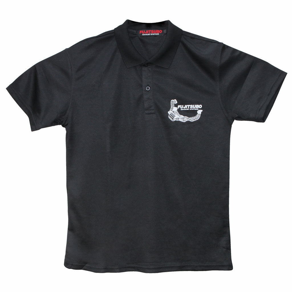 FUJITSUBO POLO T-SHIRT BLACK XS 048-17070
