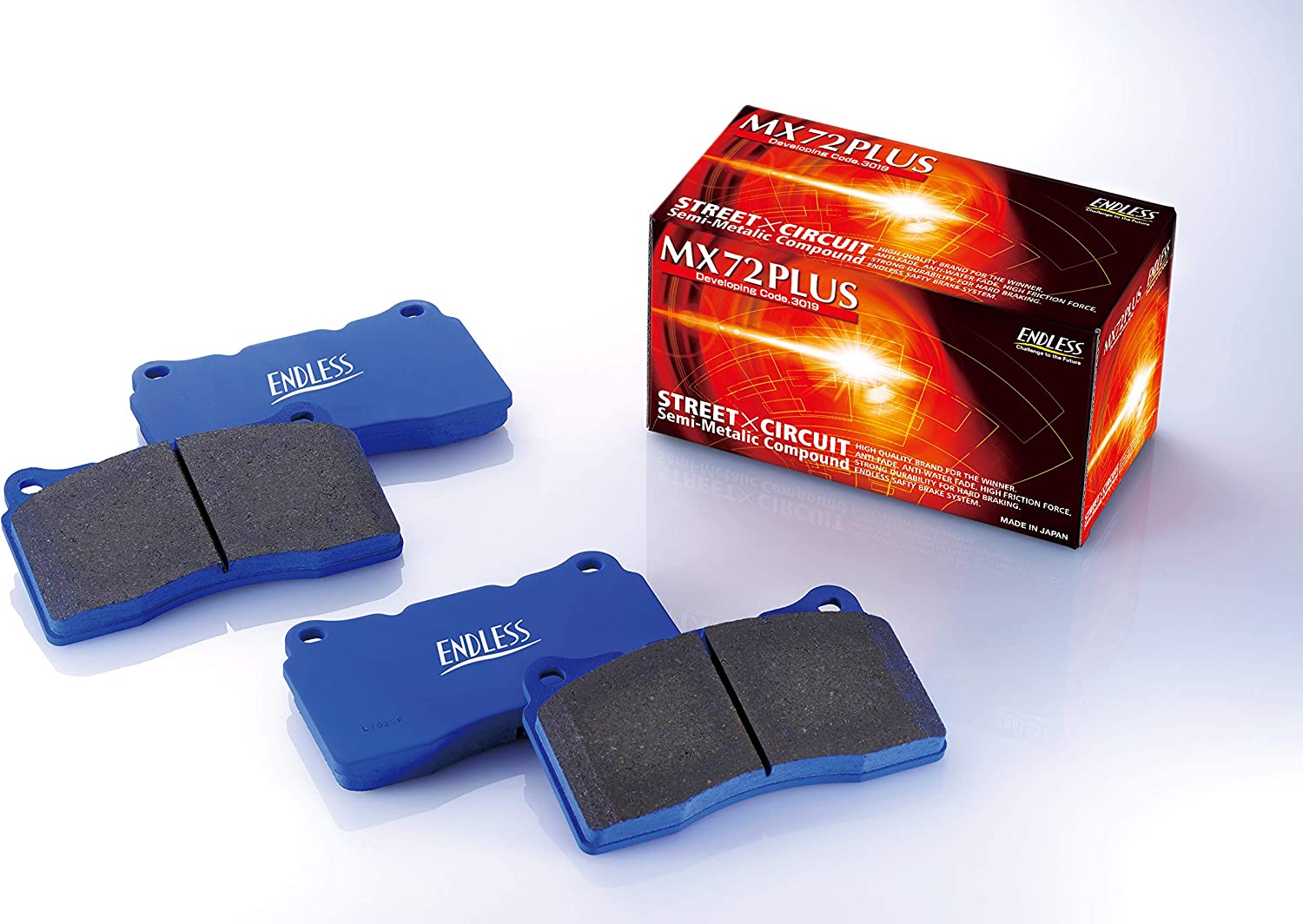 ENDLESS MX72 PLUS BRAKE PAD REAR FOR NISSAN GT-R R35 RCP118-MX72