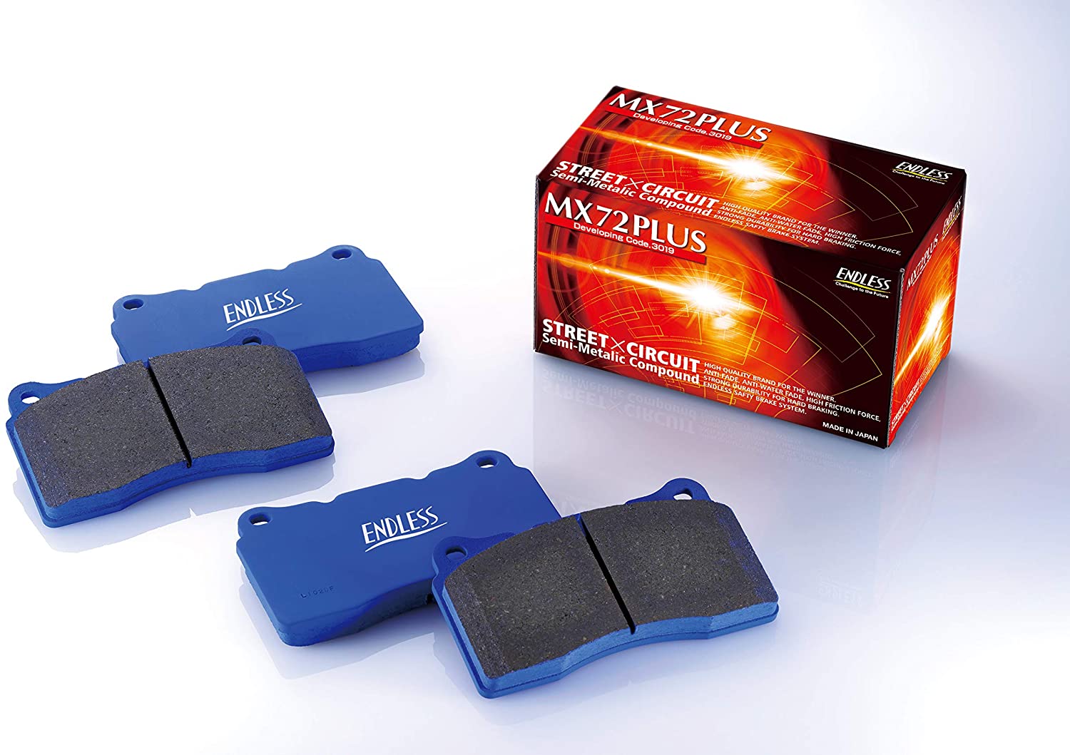 ENDLESS MX72 PLUS BRAKE PAD FOR AP RACING CALIPER FOR  RCP101-MX72-PLUS