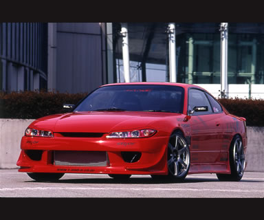 CAR MAKE T&E [VERTEX LANG] S15 SILVIA CANARD LEFT AND RIGHT SET FOR  CARMAKETE-02194