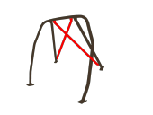 SAITO ROLLCAGE REAR CROSS BAR FOR TOYOTA CRESTA JZX100 SUNROOF