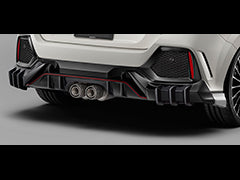 MUGEN CIVIC TYPE R REAR UNDER SPOILER WHITE  For HONDA CIVIC TYPE R FK8 84111-XNCF-K0S0-CW