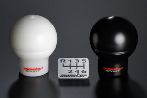MONSTER SPORT MSE SHIFT KNOB WHITE FOR SUZUKI SWIFT SPORTS ZC32S 831126-4850M