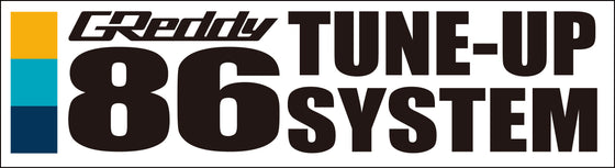 GREDDY 86 TUNE-UP SYSTEM STICKER (CUT LETTER) FOR   18000175