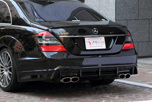 CAR MAKE T&E REAR BUMPER SPOILER (MERCEDES-BENZ S-CLASS W221) FOR  CARMAKETE-02076