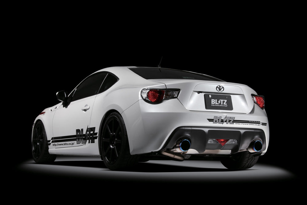 パーツ Blitz NUR-SPEC VSR 86/BRZ BLITZ NUR-SPEC VSR EXHAUST For TOYOTA 86 ZN6 FA20 62095V - Black