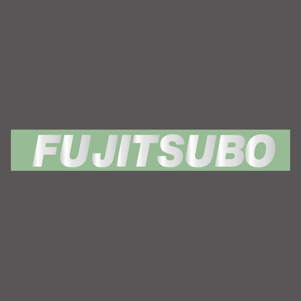 FUJITSUBO METALLIC LARGE WHITE STICKER 011-55462