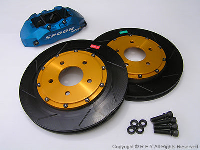 RACING FACTORY YAMAMOTO OFFSET BIG ROTOR BRAKE KIT FOR SPOON CALIPER FRONT 312φ FOR HONDA S2000 AP1 AP2 RACING-FACTORY-YAMAMOTO-00112