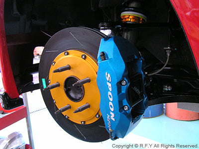 RACING FACTORY YAMAMOTO OFFSET BIG ROTOR BRAKE KIT FOR SPOON CALIPER FRONT 312φ FOR HONDA S2000 AP1 AP2 RACING-FACTORY-YAMAMOTO-00112