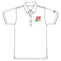 MUGEN WHITE MUGEN16 POLO SHIRT Large  For UNIVERSAL FITTING 90000-XYK-633A-W4