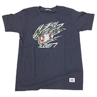 MUGEN X SHIBUYA COMMANDER EYE T-SHIRT SMALL NAVY  For UNIVERSAL FITTING 90000-XYL-602A-N2