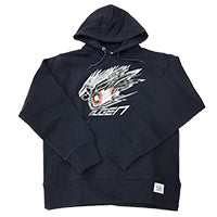 MUGEN X SHIBUYA COMMANDER EYE PARKA Medium NAVY  For UNIVERSAL FITTING 90000-XYL-652A-N3