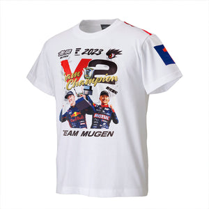 MUGEN TEAM MUGEN 23 CHAMPION T-SHIRT WHITE MEDIUM FOR  90000-XYM-604C-W3